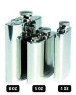 TASCHENFLASCHE EDELSTAHL POLIERT 4 OZ