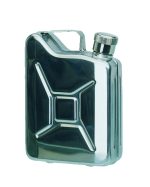 TASCHENFLASCHE 'JERRY CAN'S/STEEL 170 ML