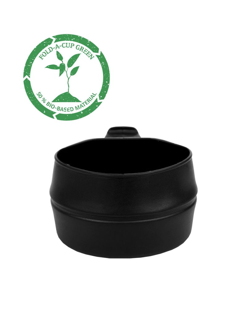 FOLD-A-CUP® 'GREEN' FALTBAR SCHWARZ 200 ML