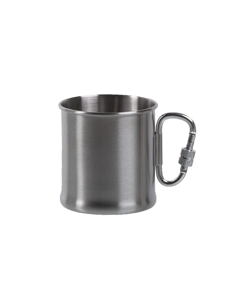 KARABINERBECHER S/STEEL 250ML BLANK