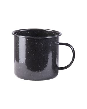 WESTERN TRINKBECHER EMAILLE 680 ML SCHWARZ