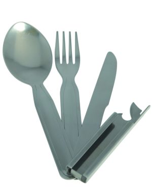 ARMY ESSBESTECK 3-TLG.S/STEEL