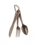 US ESSBESTECK 3-TLG. POLYCARBONAT OLIV