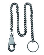 MESSERKETTE M.KARABINER SCHWARZ