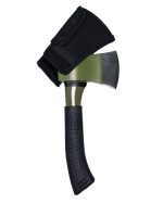 VOLLSTAHLAXT M.KOPFTASCHE OLIV