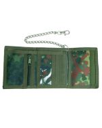 GELDBÖRSE M.SICHERHEITSKETTE FLECKTARN