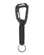 SCHLÜSSELANHÄNGER PARACORD M.KARAB.MOLLE SCHWARZ