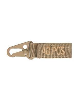 TACT.KEYHOLDER BLOOD AB POSITIV 5 ST./PACK COYOTE
