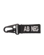 TACT.KEYHOLDER BLOOD AB NEGATIV 5 ST./PACK SCHWARZ