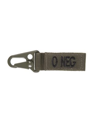 TACT.KEYHOLDER BLOOD 0 NEGATIV 5 ST./PACK OLIV