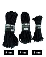 COMMANDO-SEIL SCHWARZ 5MM (15M)