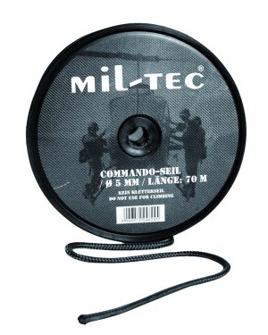 COMMANDO-SEIL SCHWARZ 5MM (70M ROLLE)