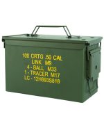 US AMMO BOX STEEL M2A1 CAL.50 OLIV