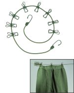 WÄSCHELEINE OLIV M.KLAMMERN