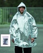 SURVIVAL PONCHO SILBER