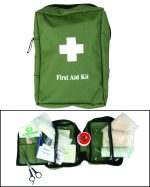 FIRST AID KIT LGE OLIV