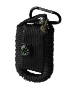 PARACORD SURVIVAL KIT LARGE SCHWARZ