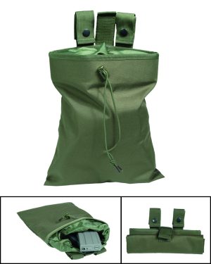 EMPTY SHELL POUCH OLIV