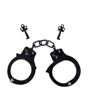 HAND CUFFS SINGLE LOCK SCHWARZ O.GEW.AG