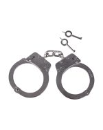 HAND CUFFS DOUBLE LOCK STEEL FLEXIBEL