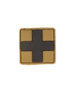 PATCH 3D FIRST AID PVC M.KLETT COYOTE SM