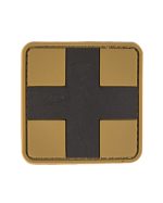 PATCH 3D FIRST AID PVC M.KLETT COYOTE LG