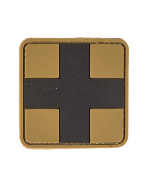 PATCH 3D FIRST AID PVC M.KLETT COYOTE LG