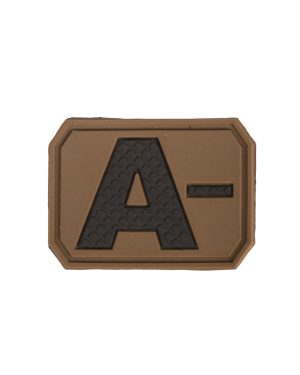 PATCH 3D BLOOD A NEGATIV DARK COYOTE