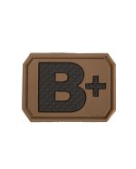PATCH 3D BLOOD B POSITIV DARK COYOTE