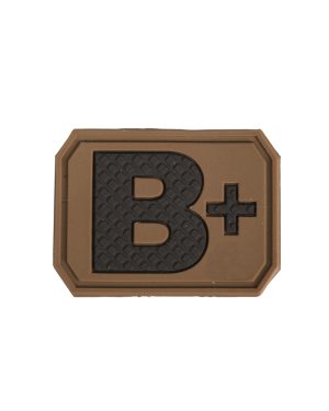 PATCH 3D BLOOD B POSITIV DARK COYOTE