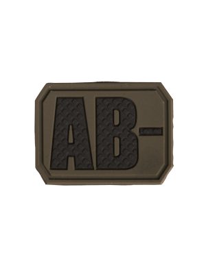 PATCH 3D BLOOD AB NEGATIV OLIV
