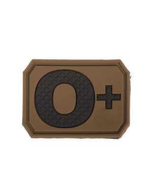 PATCH 3D BLOOD 0 POSITIV DARK COYOTE