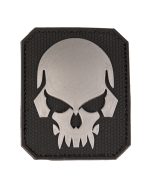 PATCH 3D SKULL PVC M.KLETT LG SCHWARZ