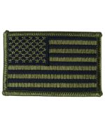 US NATIONALITÄTSABZ.TEXTIL LI.OLIV