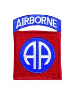 US TEXTILABZEICHEN ' 82ND.DIV.'AB