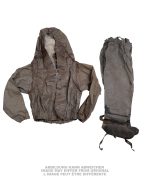 NVA GASSCHUTZANZUG 2-TLG. GEBR. DEKO