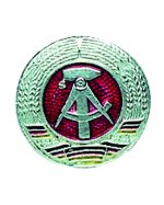 NVA KOKARDE METALL SILBER