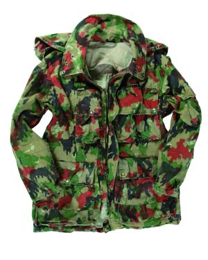 SCHWEIZ.FELDJACKE M70 (4 TA.) TARN GEBR.
