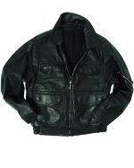 POL.LEDERJACKE(BLOUSON)HERREN SCHW.GEBR.