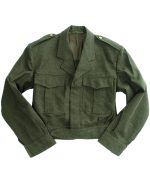 BELG.IKE JACKE WOLLGAB.OLIV NEUW.