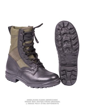 BW KAMPFSTIEFEL TROPEN OLIV GEBR.