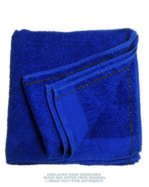 BW HANDTUCH FROTTEE BLAU/GELB GEBR.