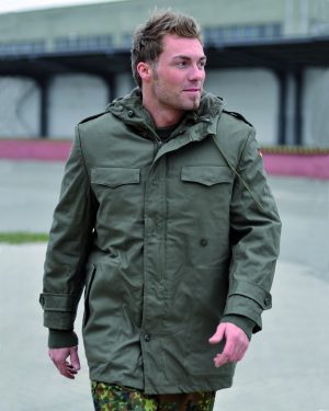 BW PARKA M.FUTTER OLIV GEBR.