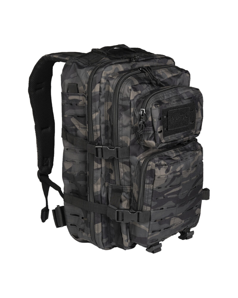 US ASSAULT PACK LG LASER CUT DARK CAMO