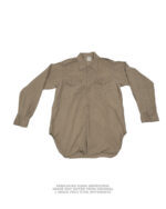 FRANZ.HEMD 1/1 ARM KHAKI REPRO GEBR.