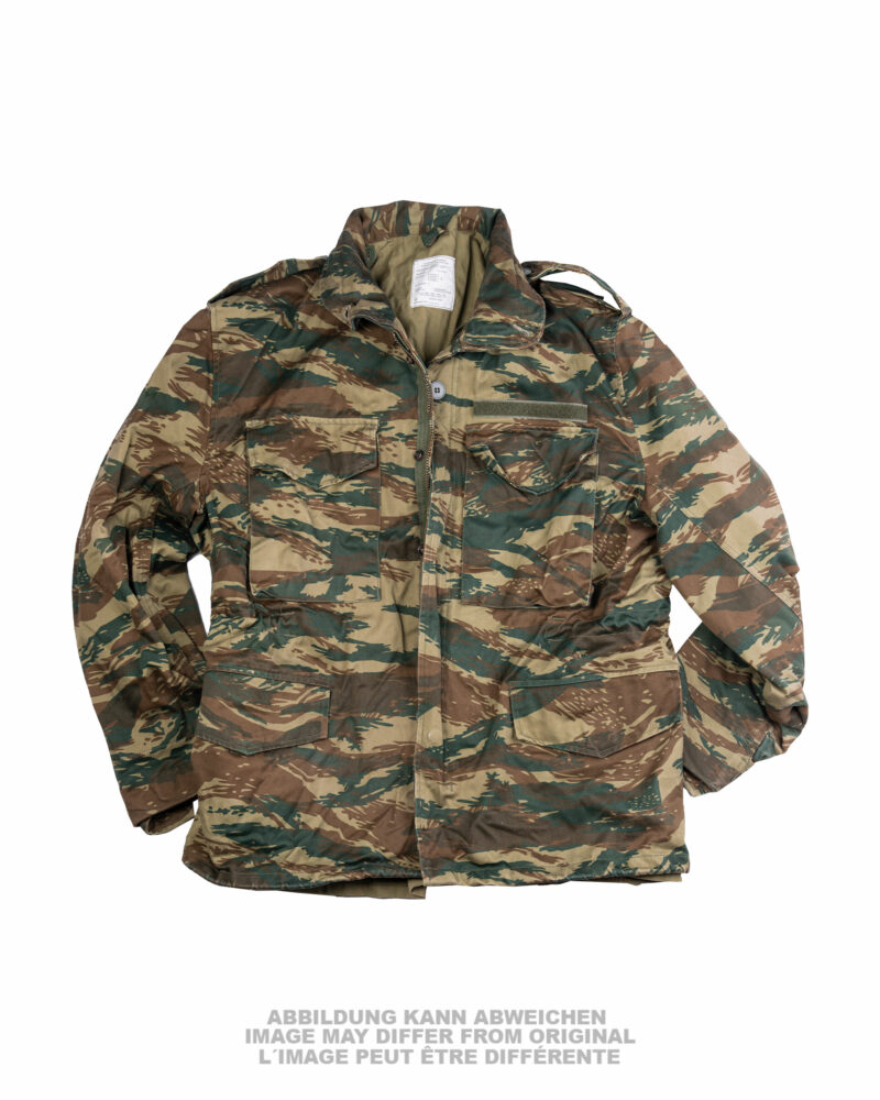 GRIECH.FELDJACKE M65 M.FU.US TYP LIZARD CAMO GEBR.