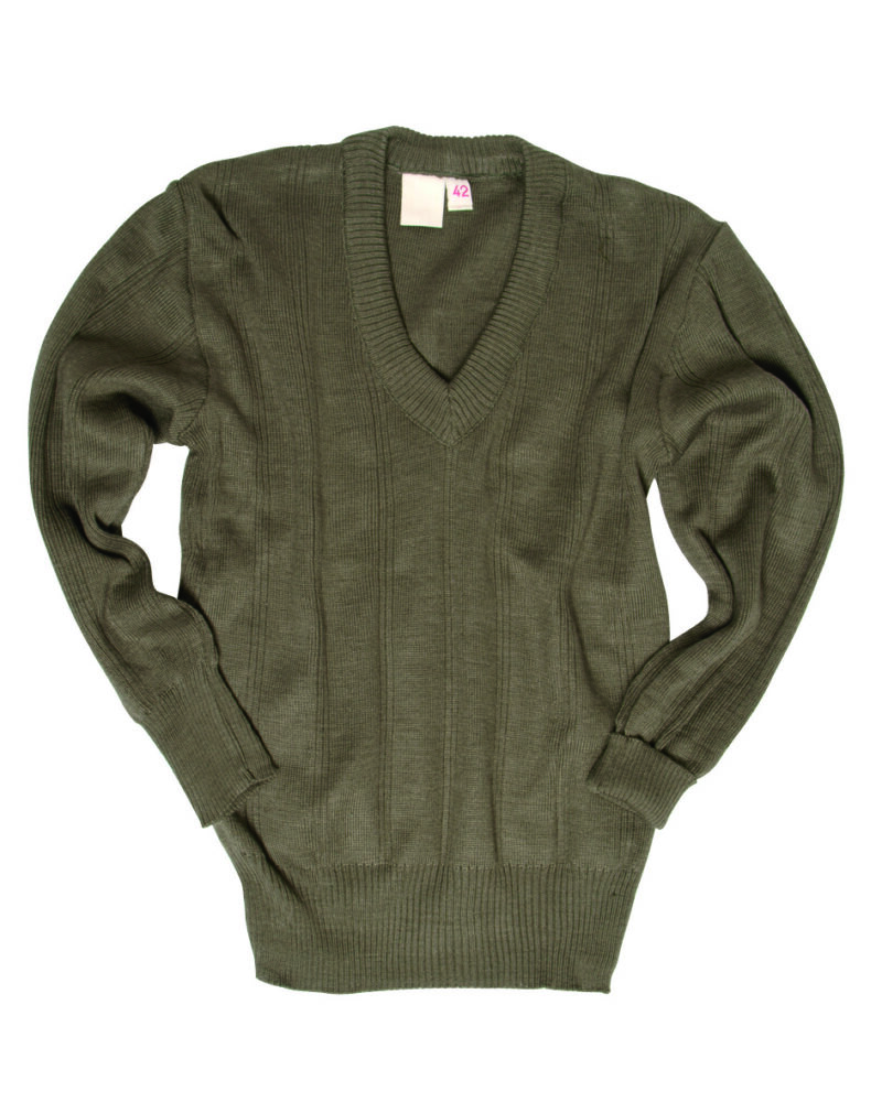 NVA V-PULLOVER OLIV GEBR.