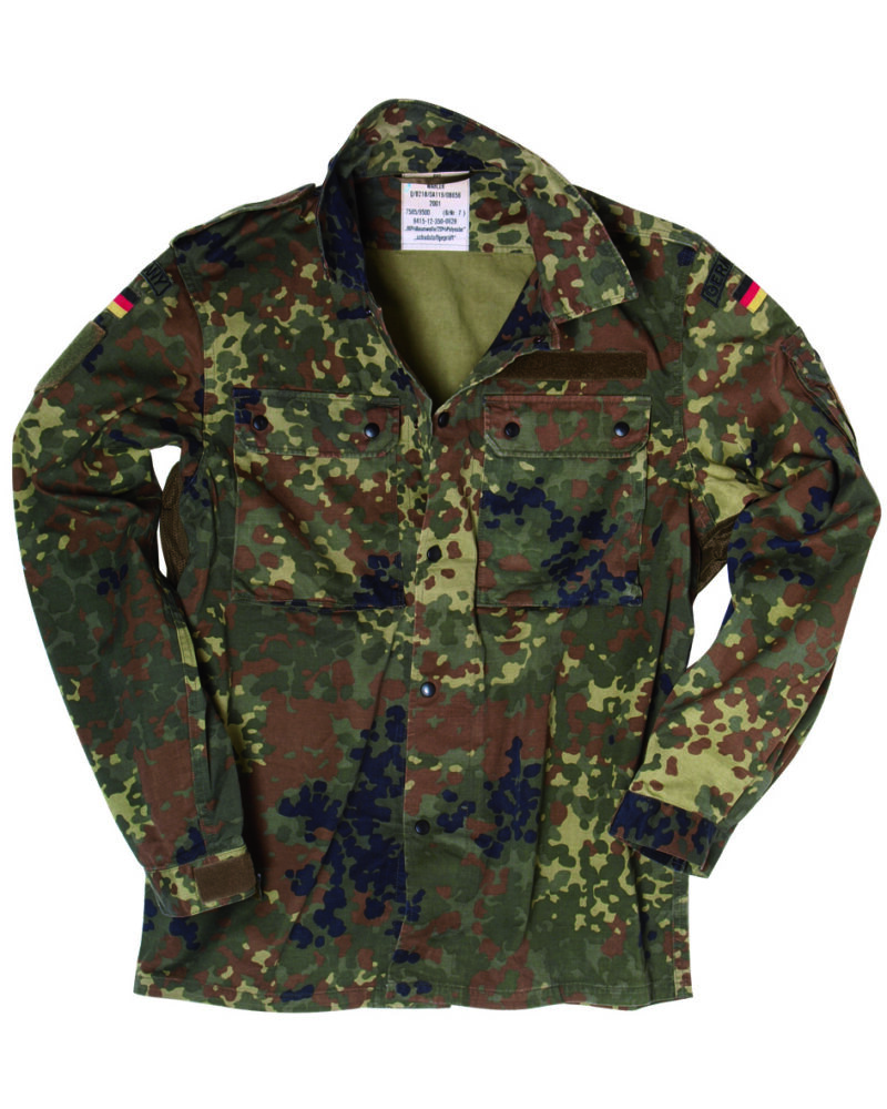 BW FELDBLUSE 5-FB.FLECKTARN TROPEN GEBR.