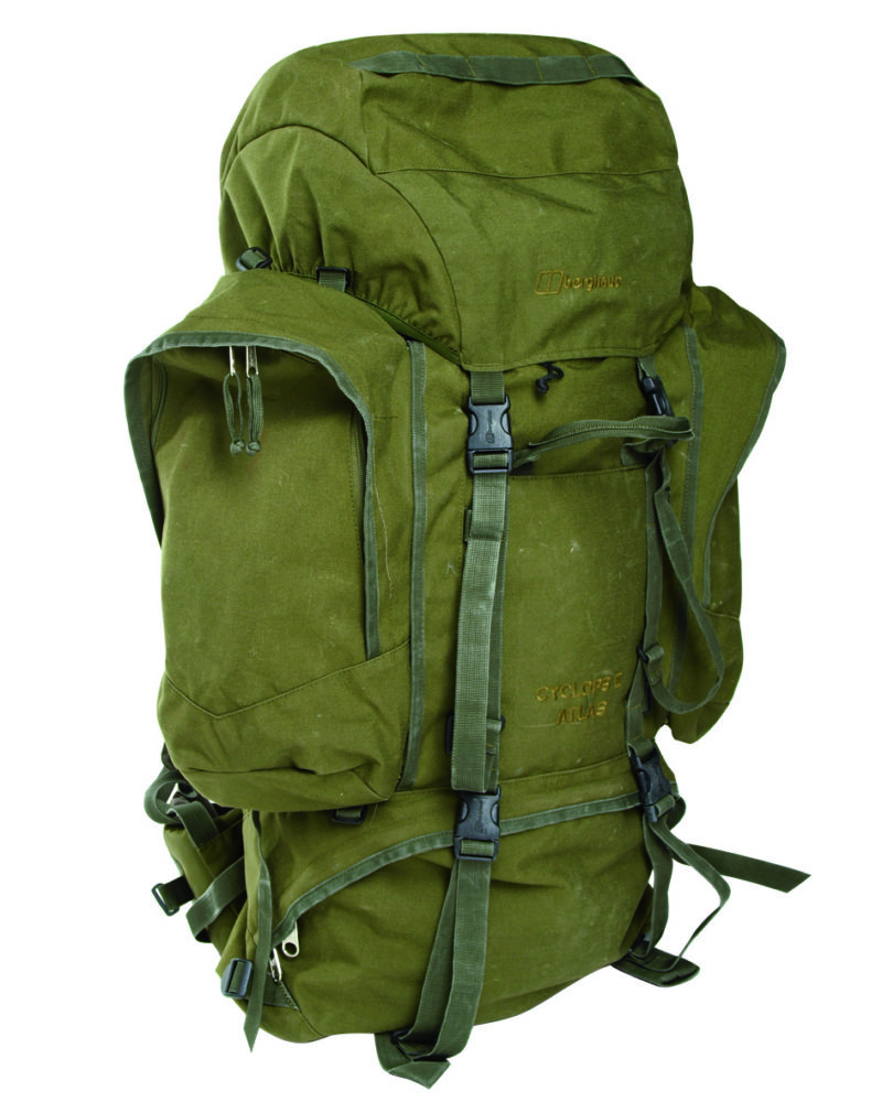 BW RUCKSACK 'BERGHAUS' 110L OLIV GEBR.