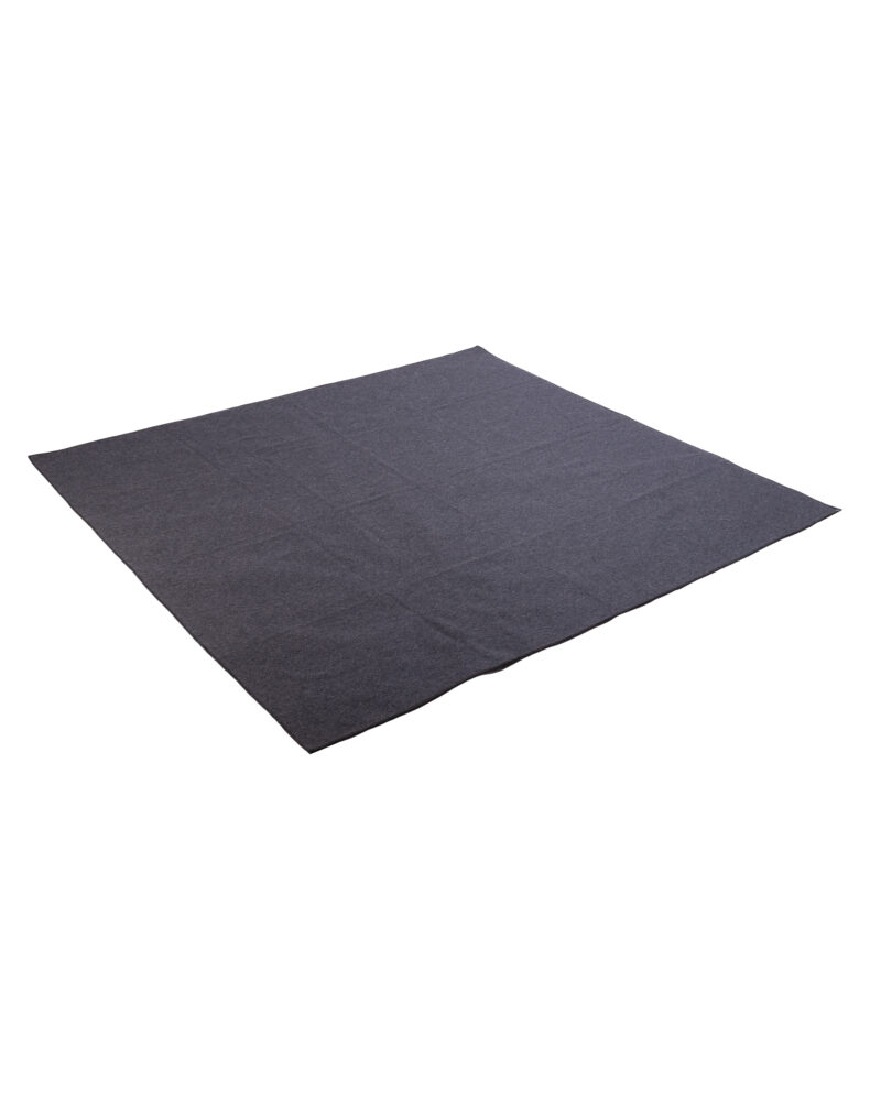 WOLLDECKE 175X150 CM 100/WOLLE CHARCOAL GREY